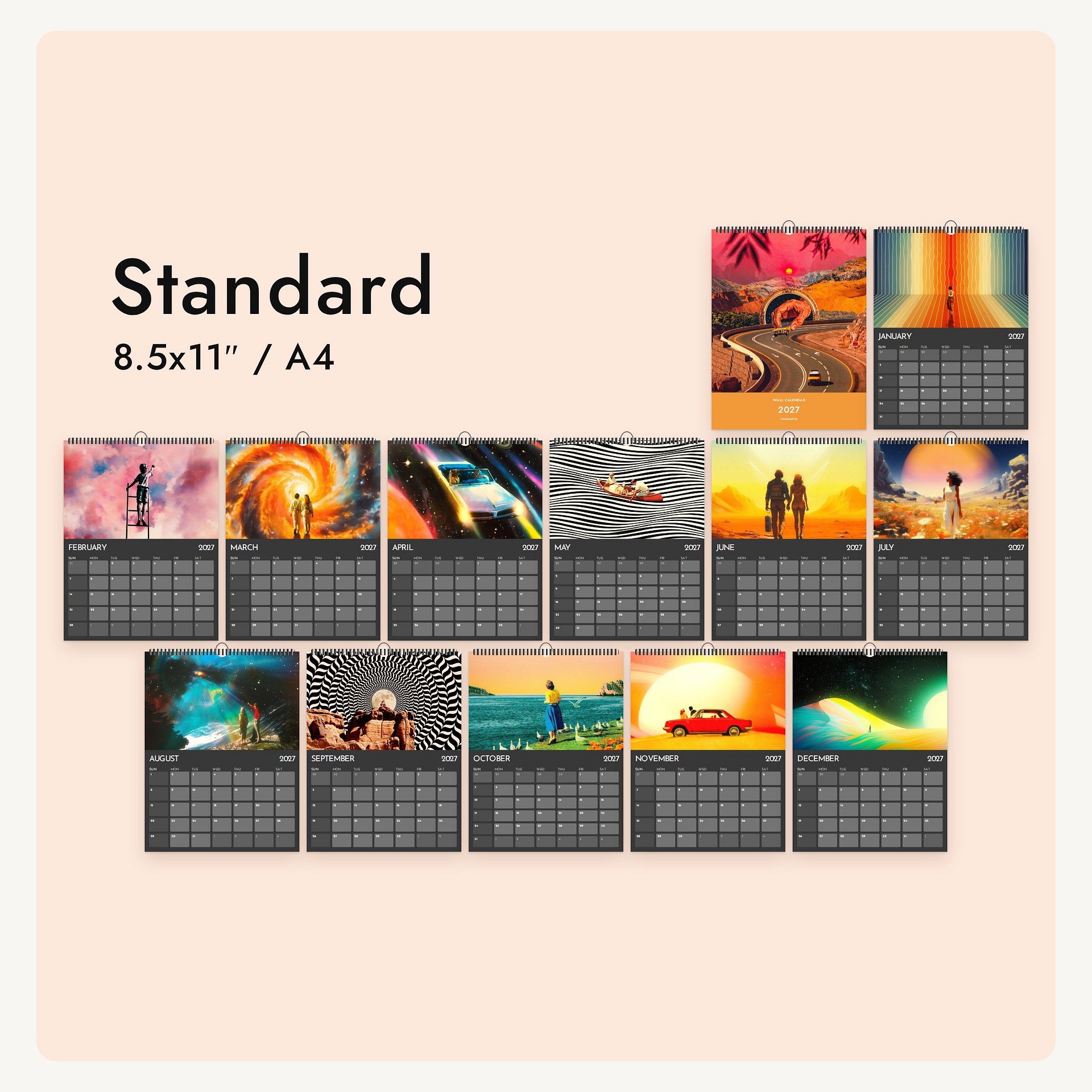 Cosmic Rainbows 2027 Calendar product image (5)