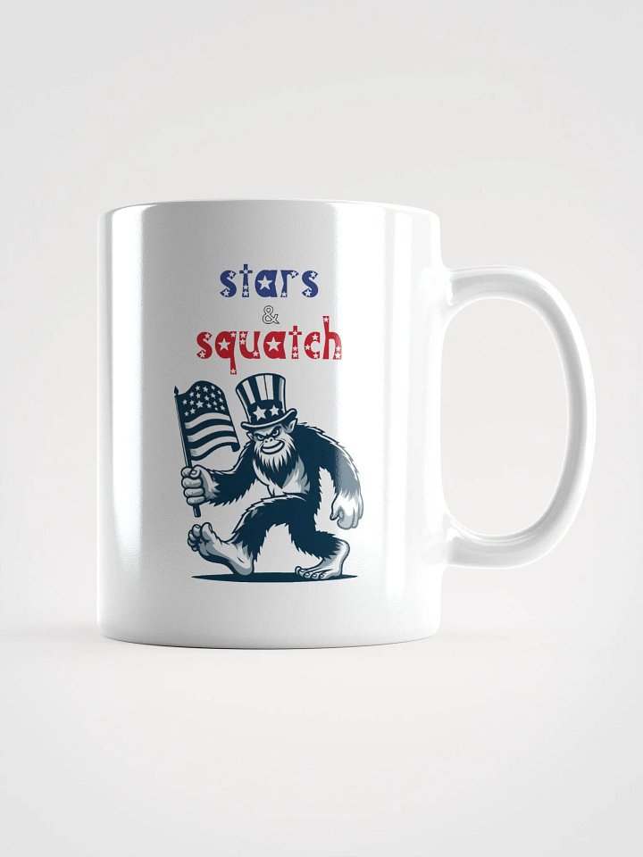 Patriotic Bigfoot B&R Mug product image (1)
