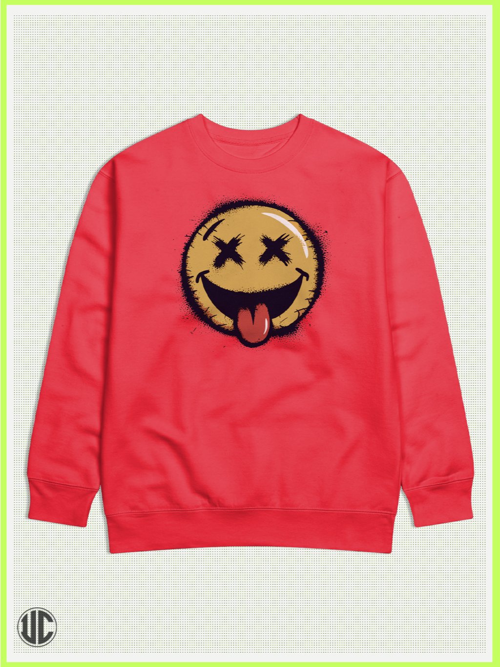 Skater Sweatshirt - X Smiley - UnkoCon Original product image (2)