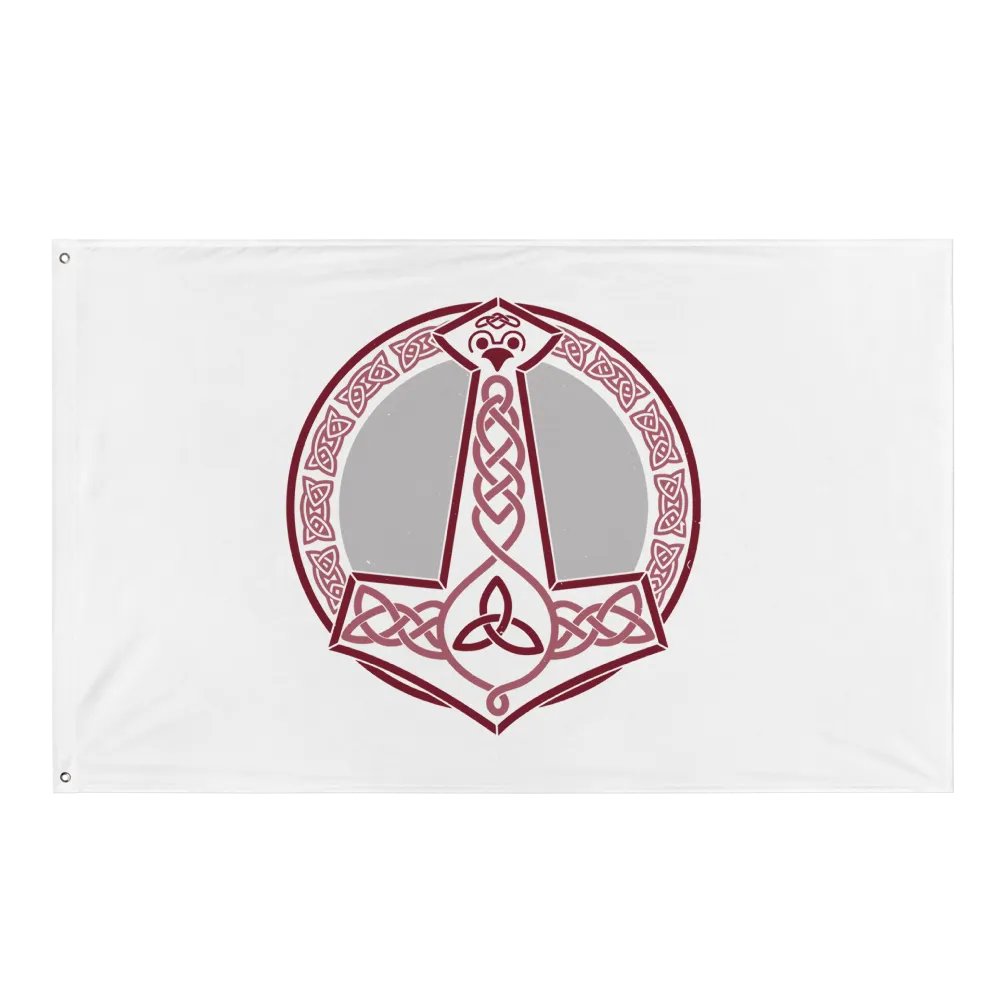 Mjölnir Flag in White product image (1)