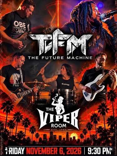 Less than THREE WEEKS LEFT to get your tickets to see me and @thefuturemachineband LIVE at the Viper Room in Hollywood, Frida...
