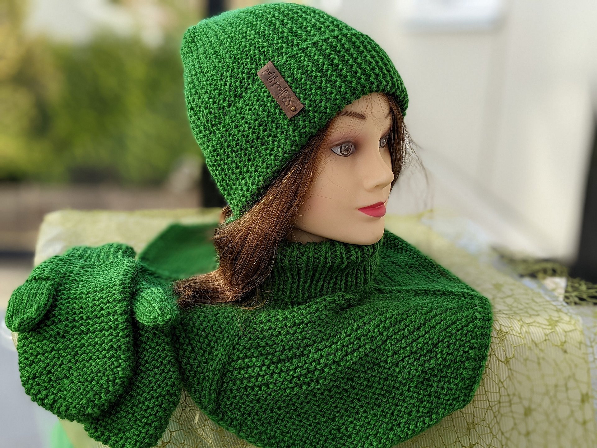 Turtleneck Dickey Knitting Pattern product image (9)