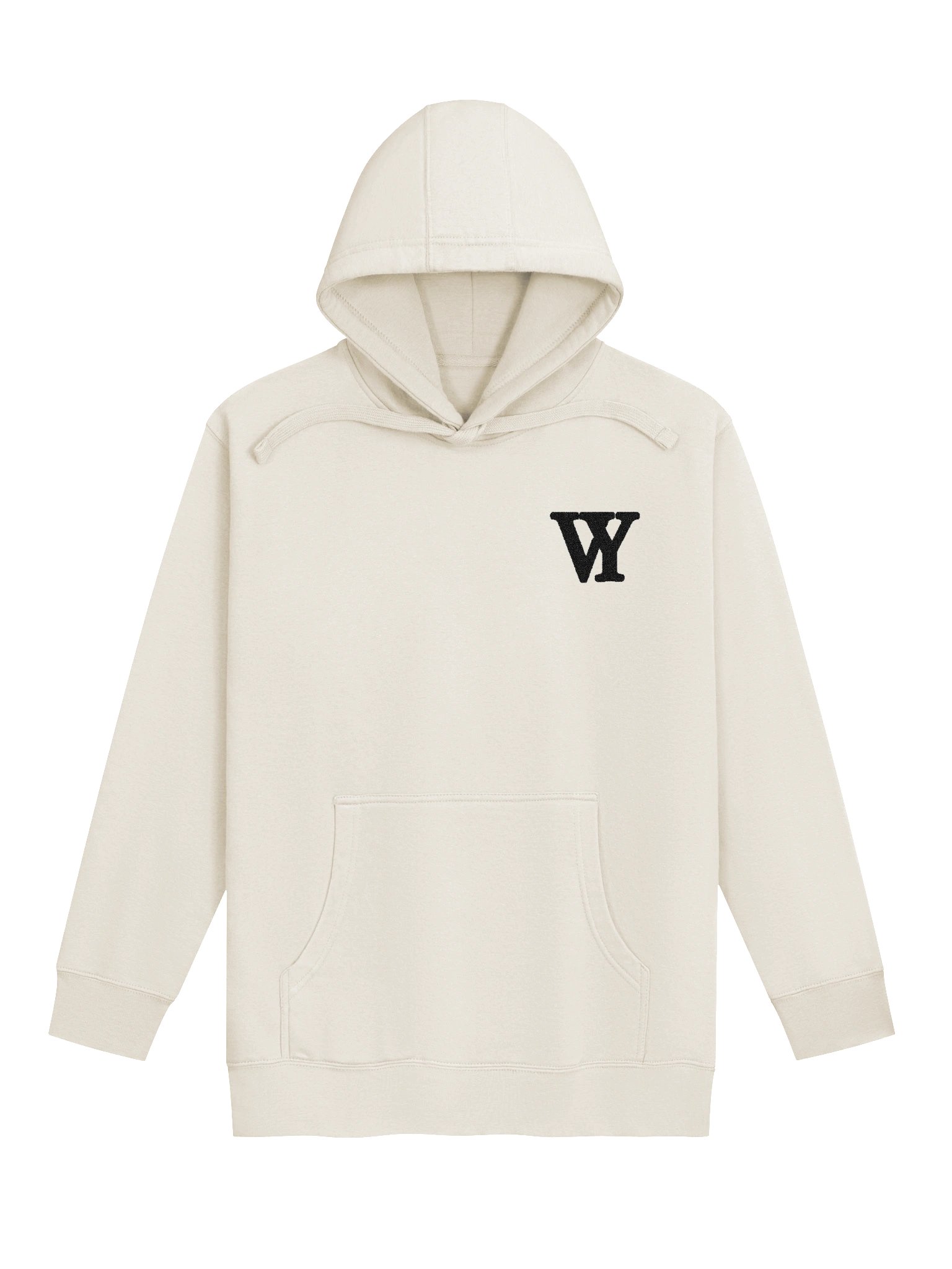 VY HOODIE- BLACK MONOGRAM EMBROIDERED product image (25)