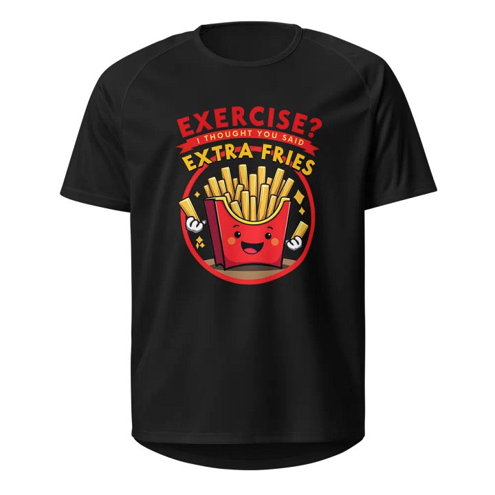 Extra Fries Unisex Sports Jersey product image (1)