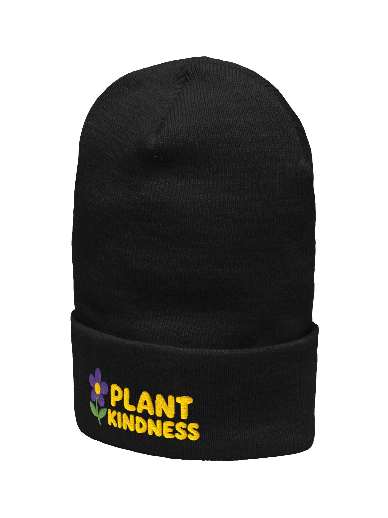 Plant Kindness Embroidered Beanie | Grandma Vera’s Wisdom Garden product image (2)
