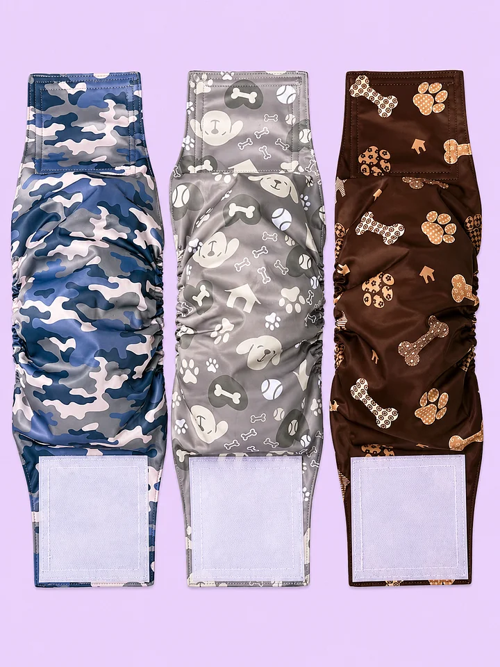 Reusable Male Doggy Diapers (Belly Bands) product image (1)