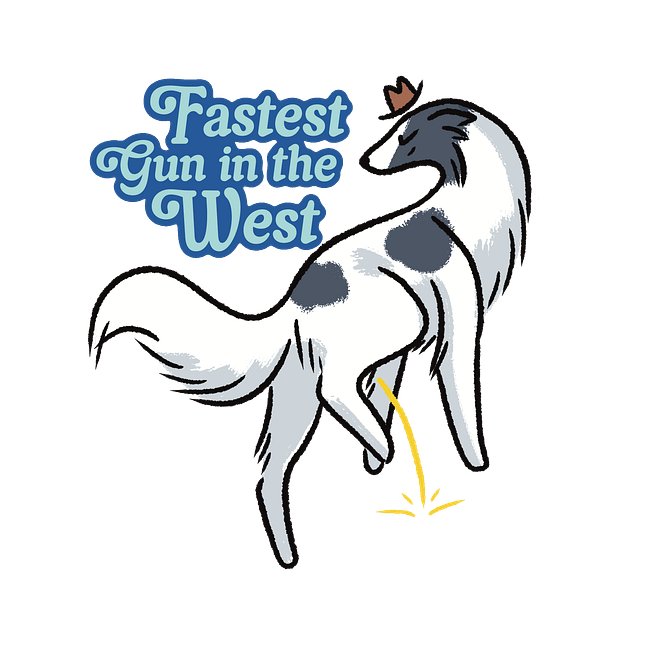 Fastest Gun in the West Stickers