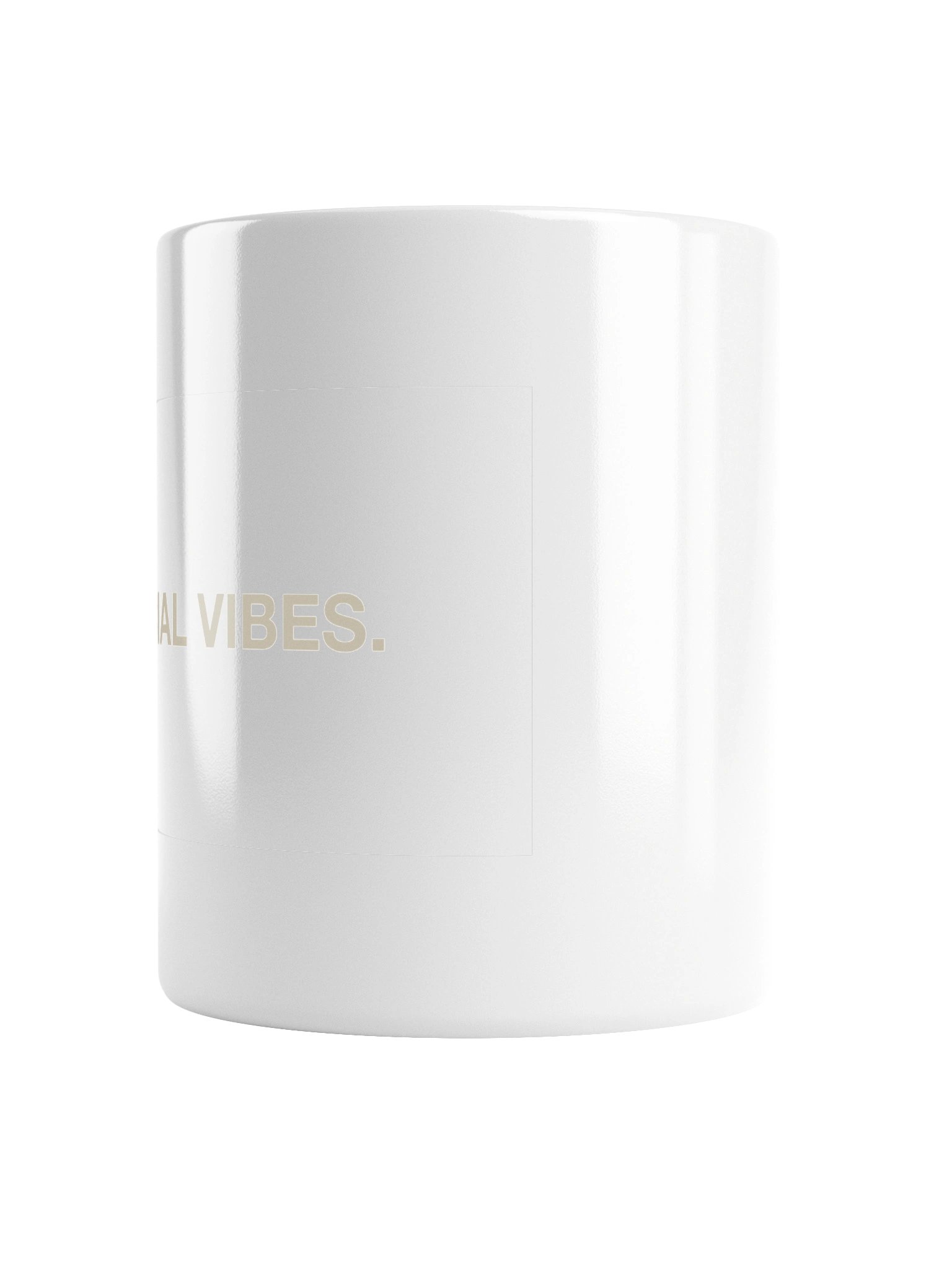 ARTIFICIAL VIBES. offwhite mug. product image (2)