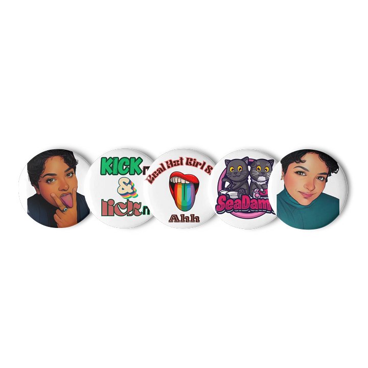 SeaDame - Self-Portrait Logo Pin Set product image (1)