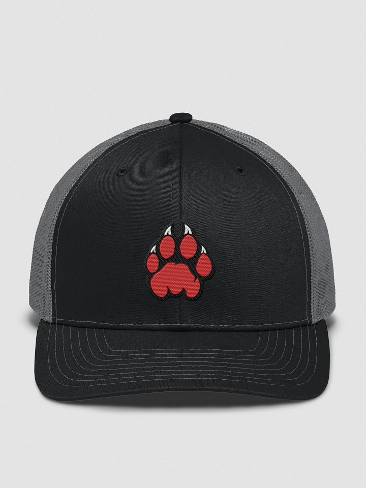 Red Paw Print Snapback Trucker Hat product image (1)