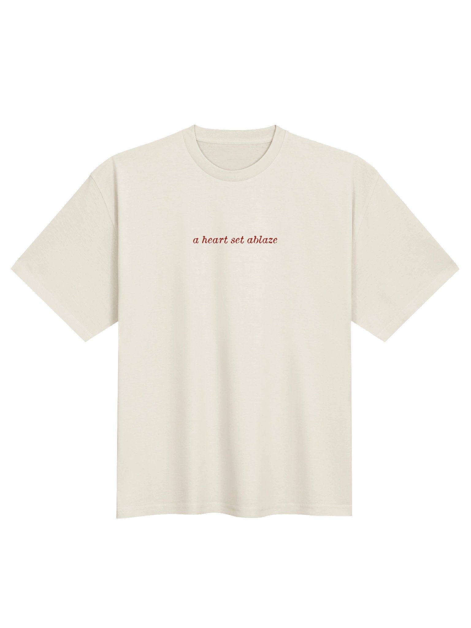 A Heart Set Ablaze Red Tee product image (1)