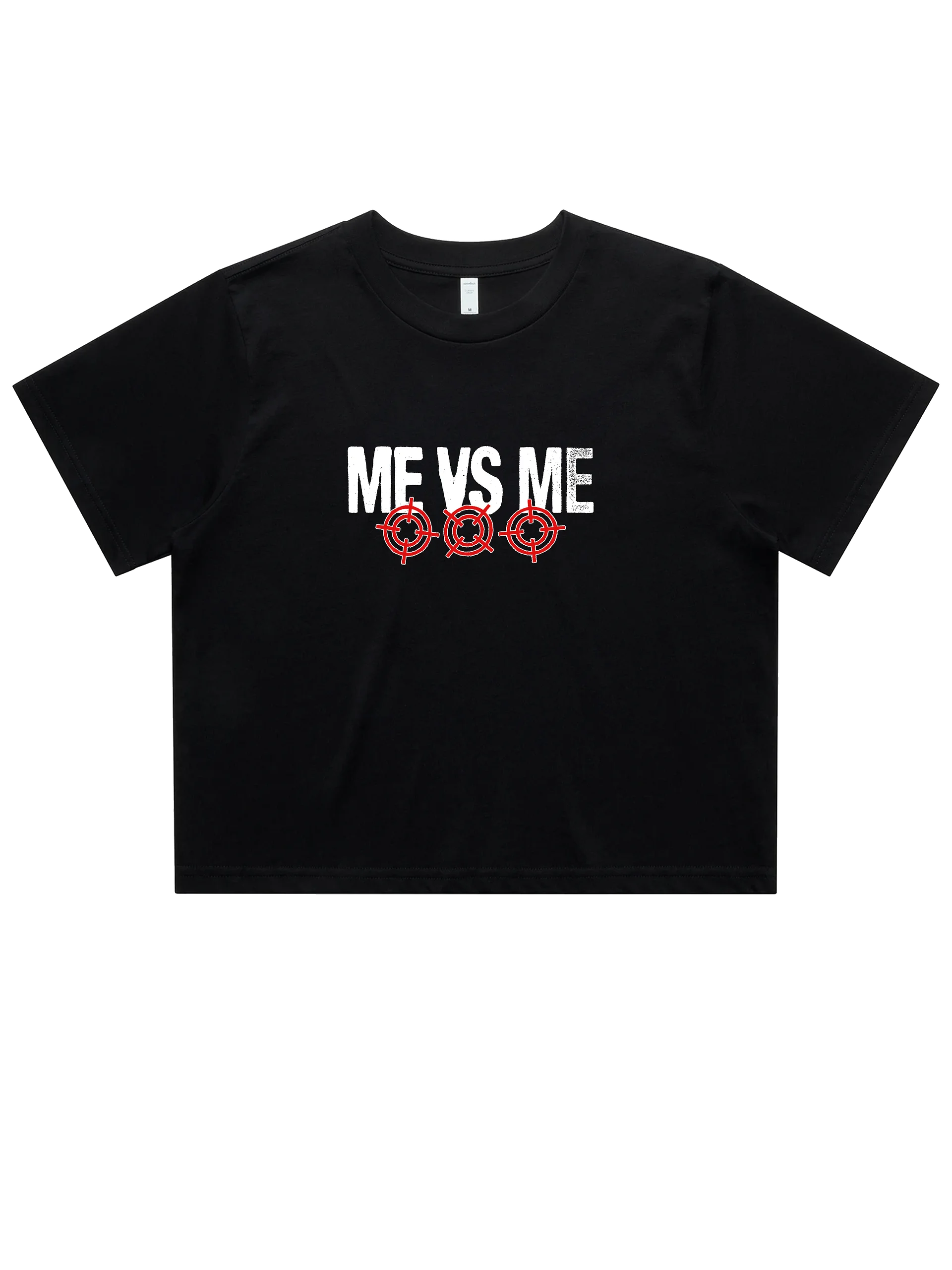 ME VS ME - BLACK CROP TOP product image (1)