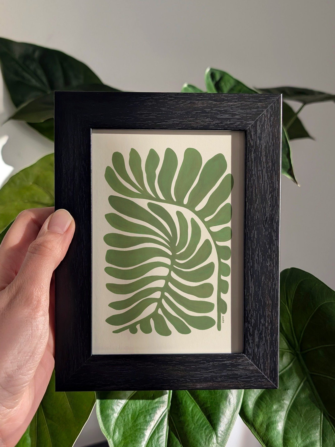 Bold Botanical Print, Leaf Plant Art product image (3)