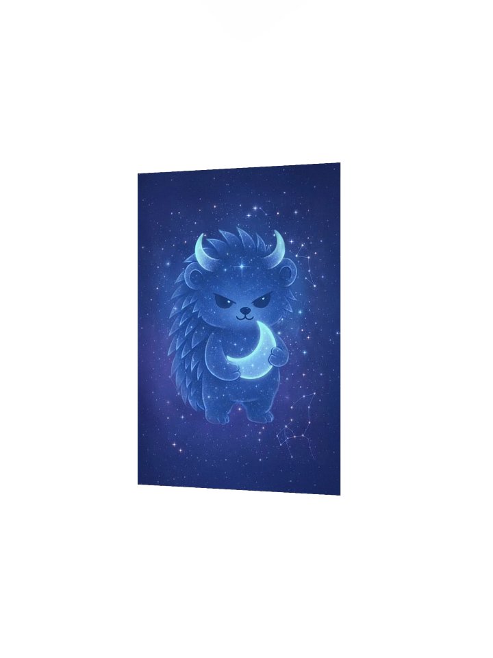 Zodiac hedgie Taurus matte poster product image (8)