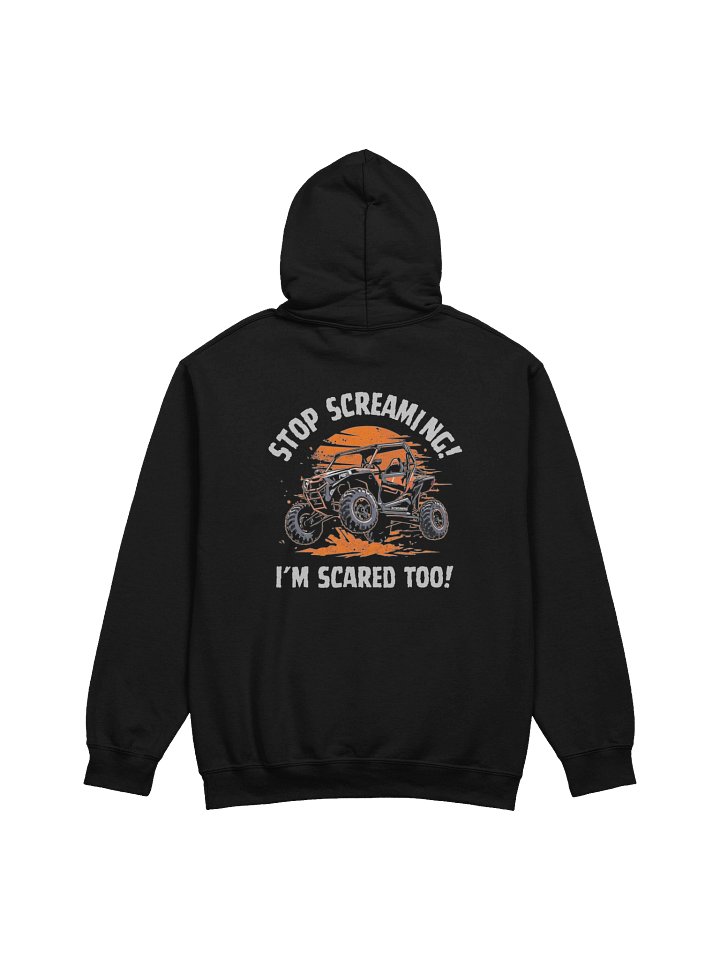 Stop Screaming Print on Gildan Hoodie product image (7)