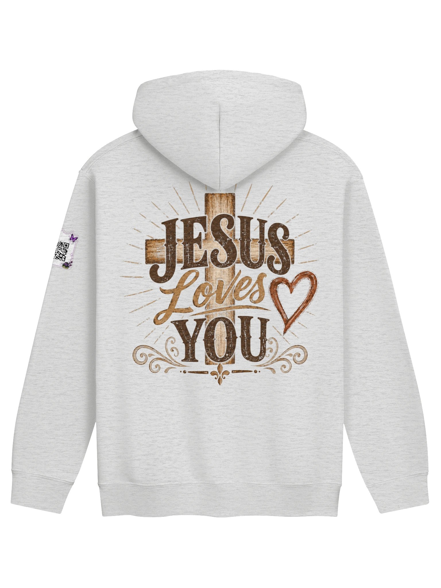 Jesus Loves You (1) Hoodie w/QR product image (33)