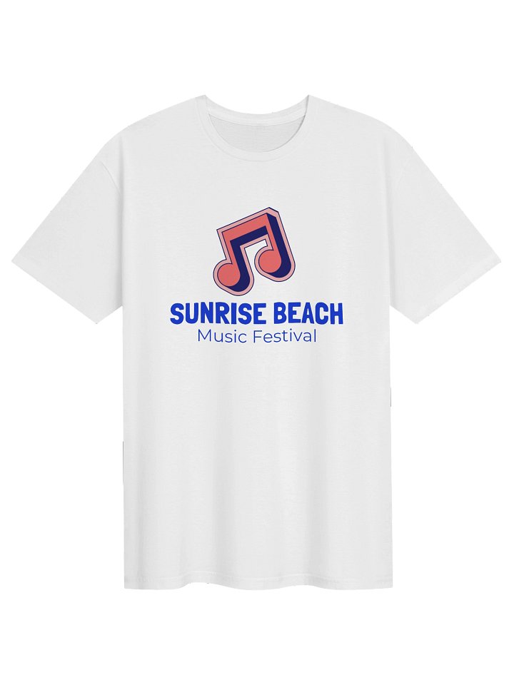 Sunrise Beach Music Festival Gildan T-shirt product image (1)