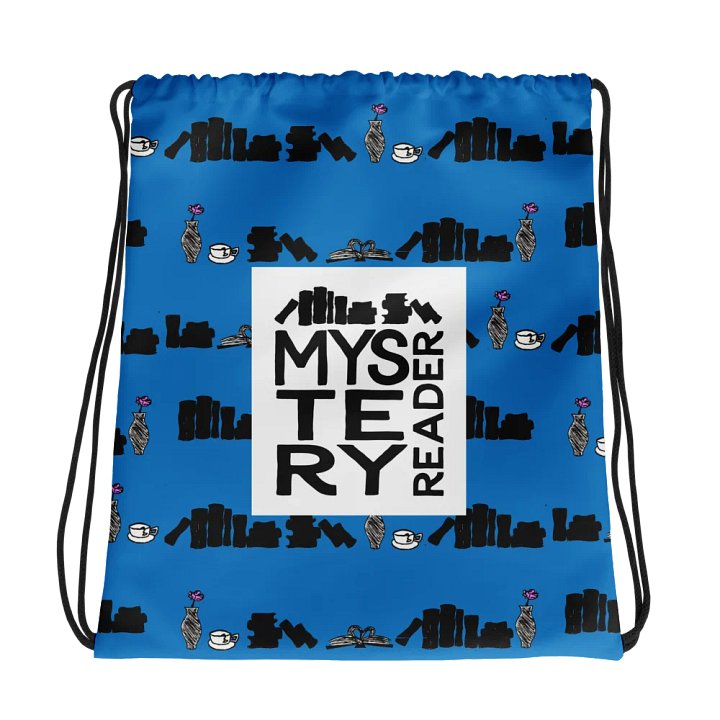 Classy Mystery Reader Drawstring Bag product image (1)