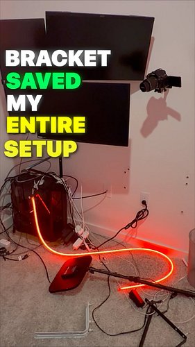 One Bracket Saved My Entire Setup… #reels #jkingnick #broken #pc #gaming