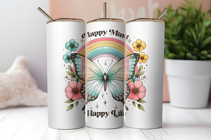 Enchanted Garden Stainless Steel Tumbler product image (2)
