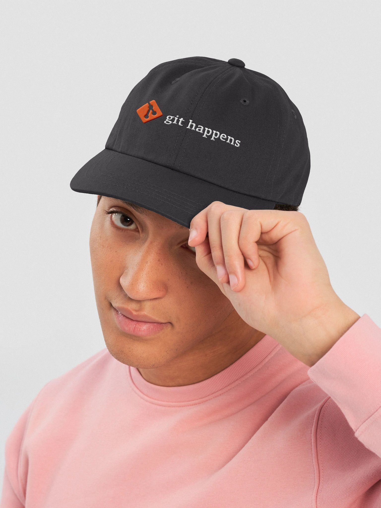 Git Happens hat – Developer Life, One Commit at a Time product image (5)