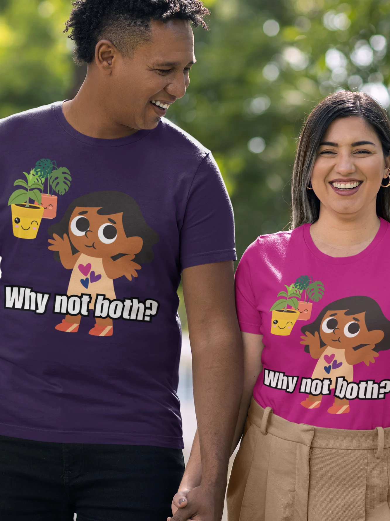Why Not Both Bisexual Pride Tee (Unisex) product image (1)