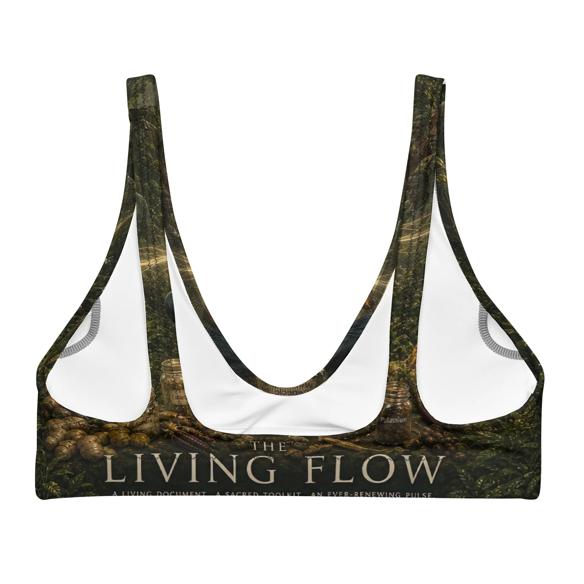 The Living Flow Mystic Forest Bikini Top product image (2)