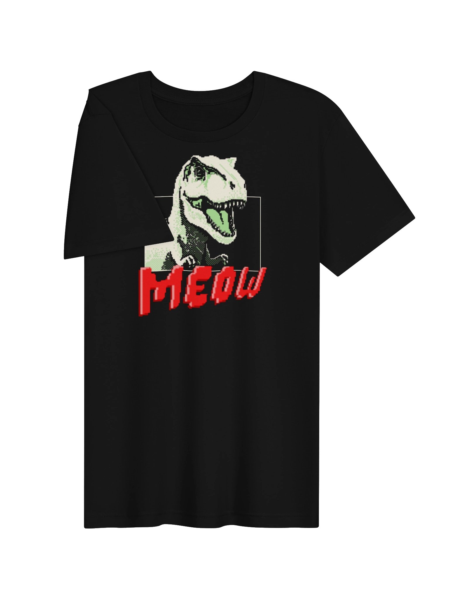 8-Bit T-Rex Meow T-shirt product image (4)