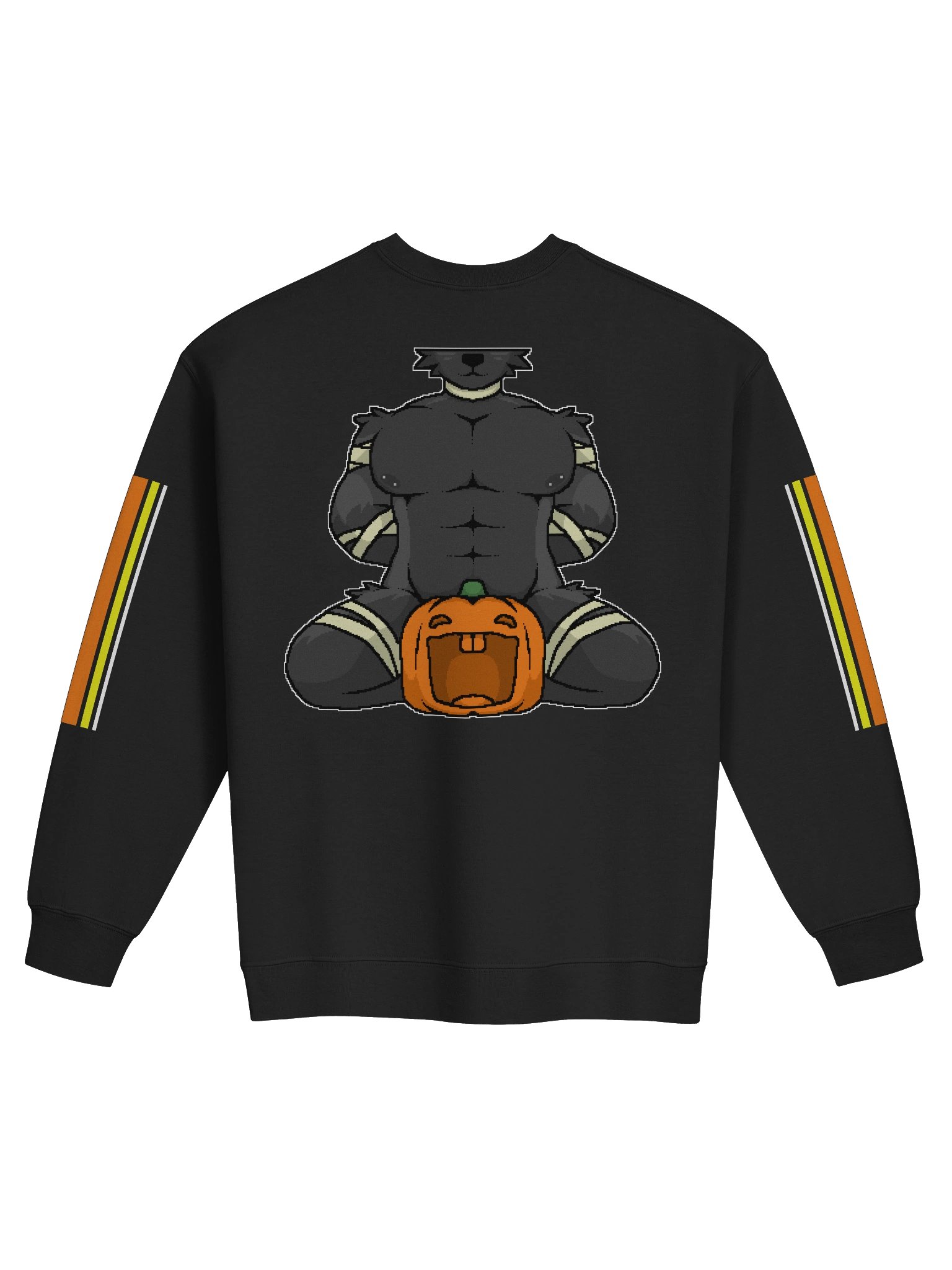 "Muscle Mummy" Pixel Print Sweatshirt product image (1)