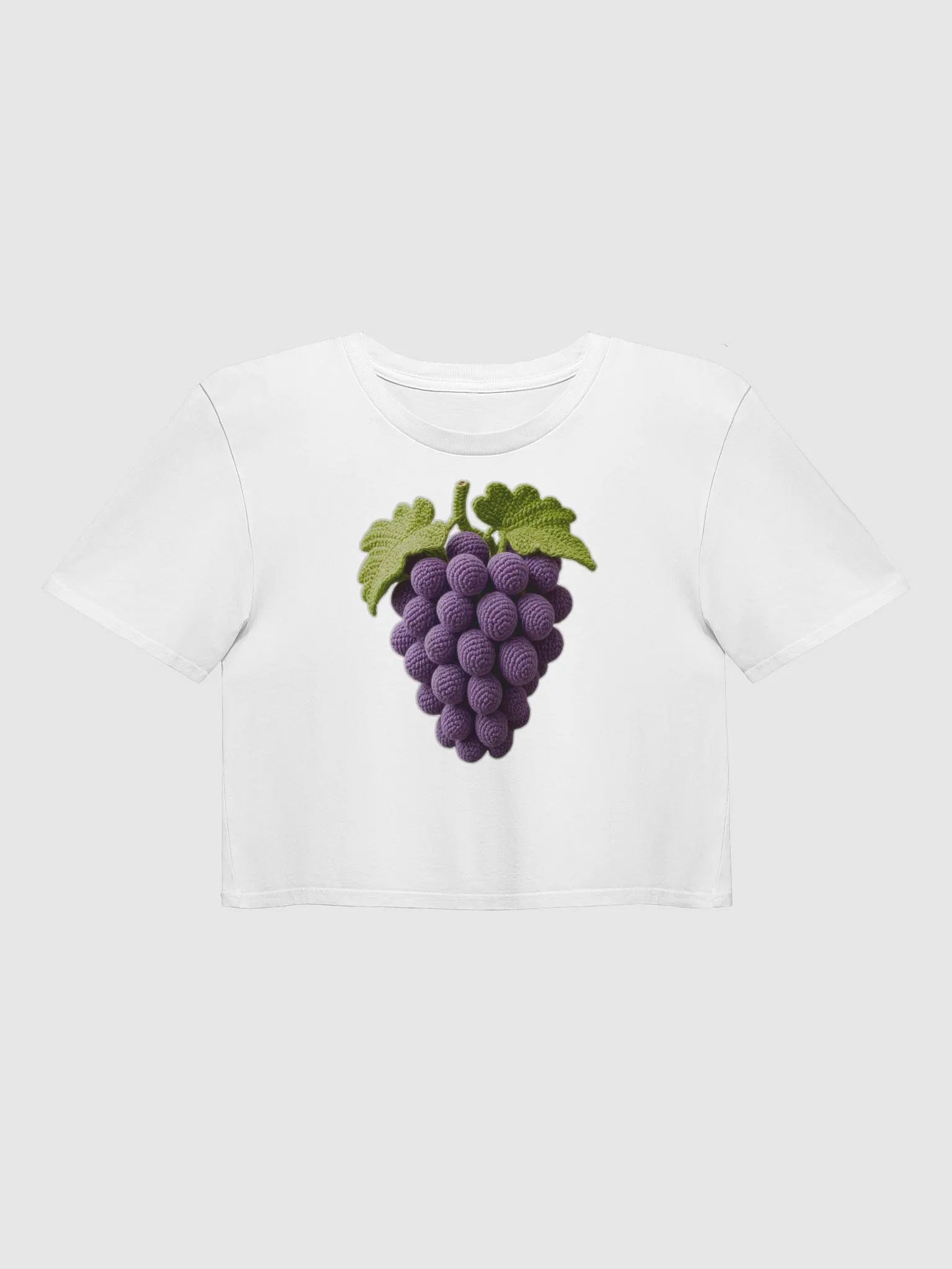 CozyAvocado Women's Premium Grape Slice Crop Top #8 product image (1)