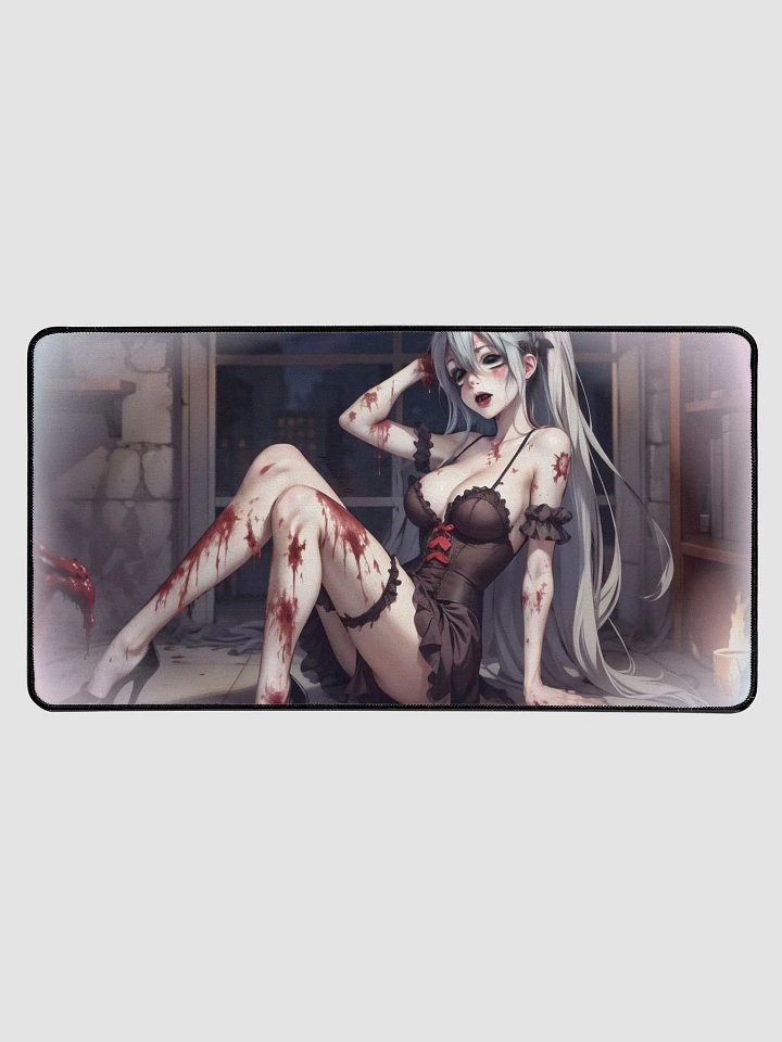 Bloodied Sins - V3 Zombie Pinup Anime Desk Mat product image (1)