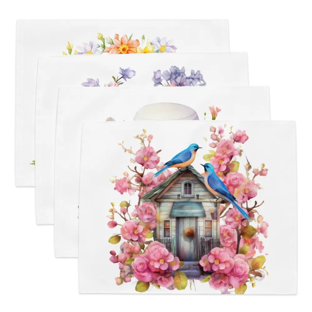 Whimsical Floral Haven Placemats (Set of 4) product image (1)