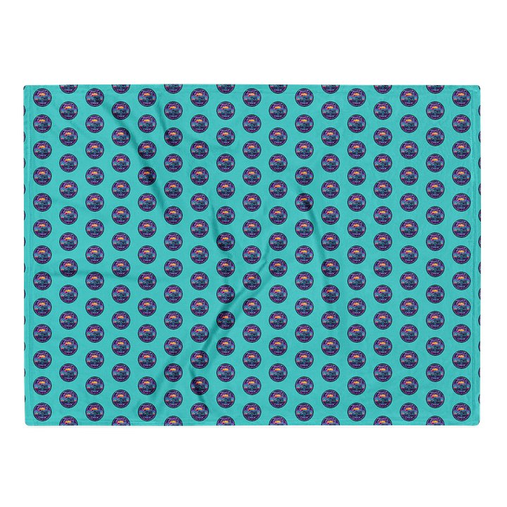 2026 Bronco Beach Bash OBX / Destination Bigfoot Bronco Collab Throw Blanket Dark Turquiose (Multiple Sizes Available) product image (2)
