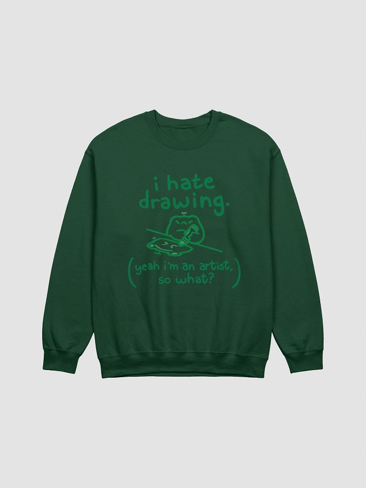 "I hate drawing" Sweatshirt product image (5)