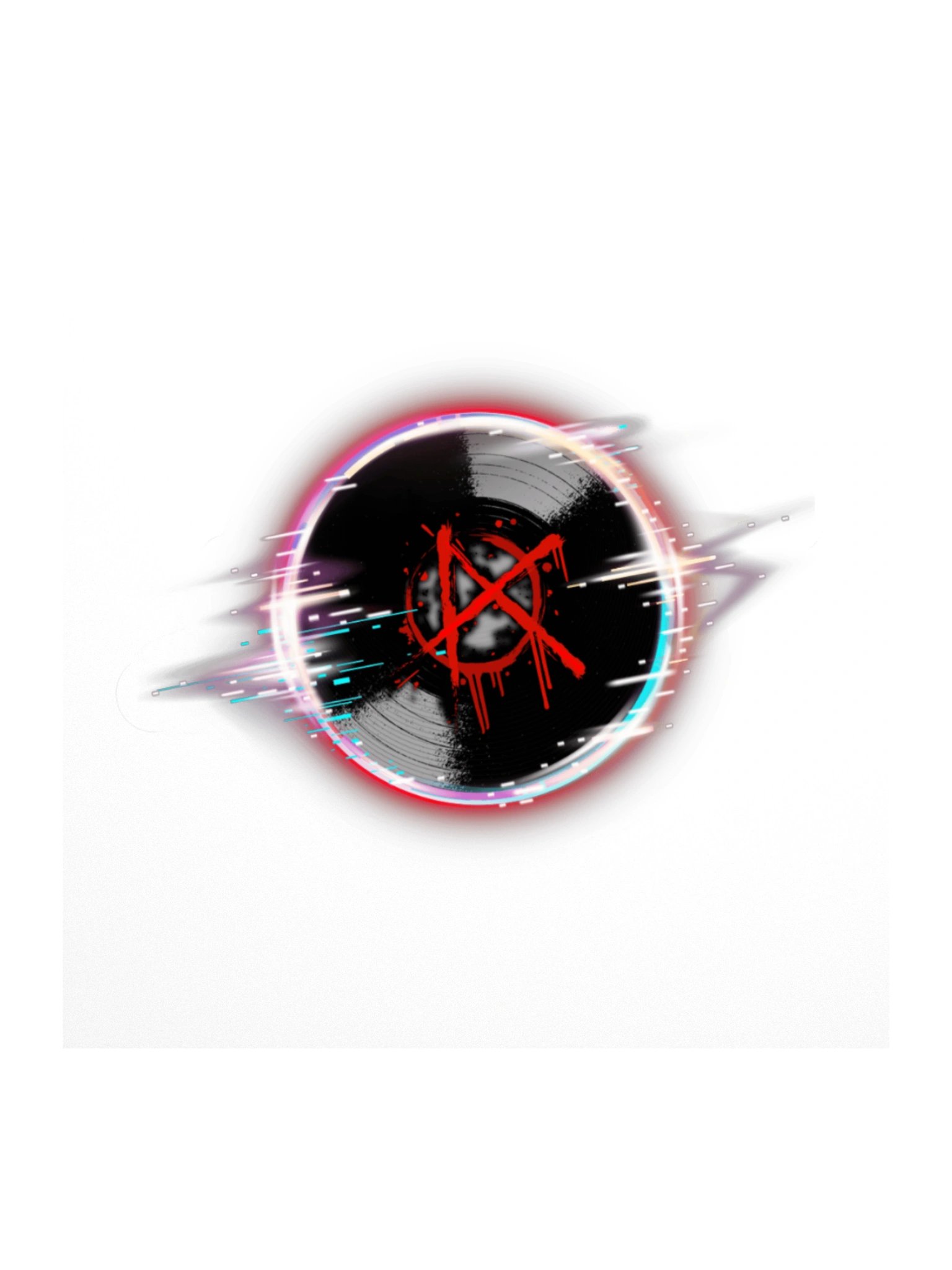 Red Edge Vinyl Sticker product image (1)