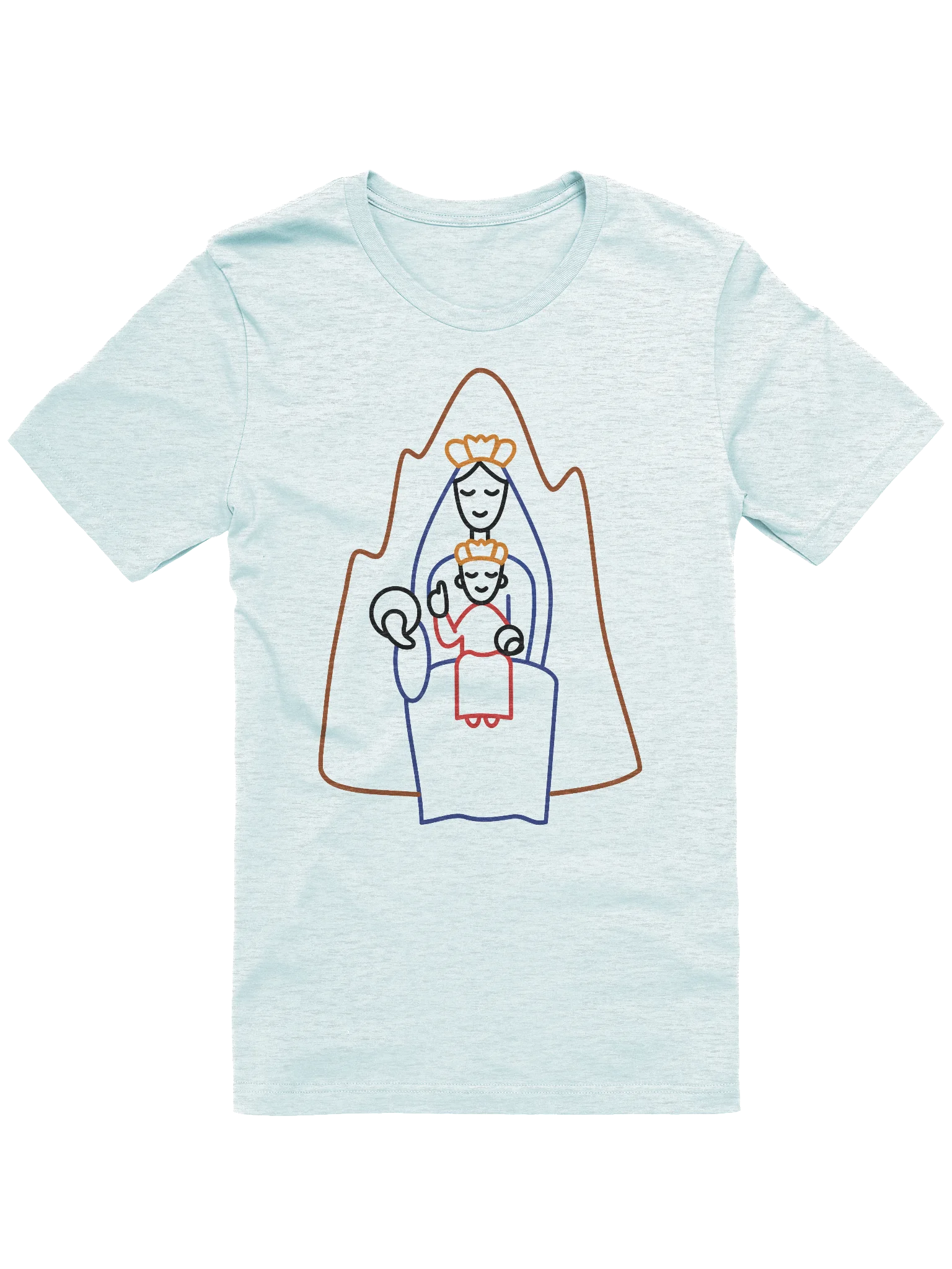 Minimalist Lady of Montserrat T-shirt product image (1)