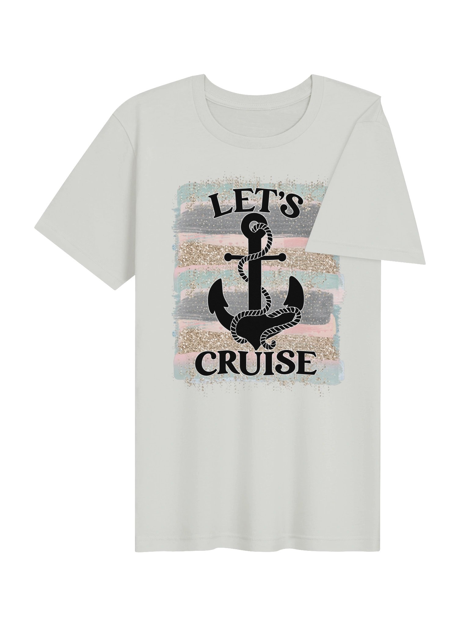 Let's Cruise T-Shirt | Cruise Vacation Anchor Tee product image (23)