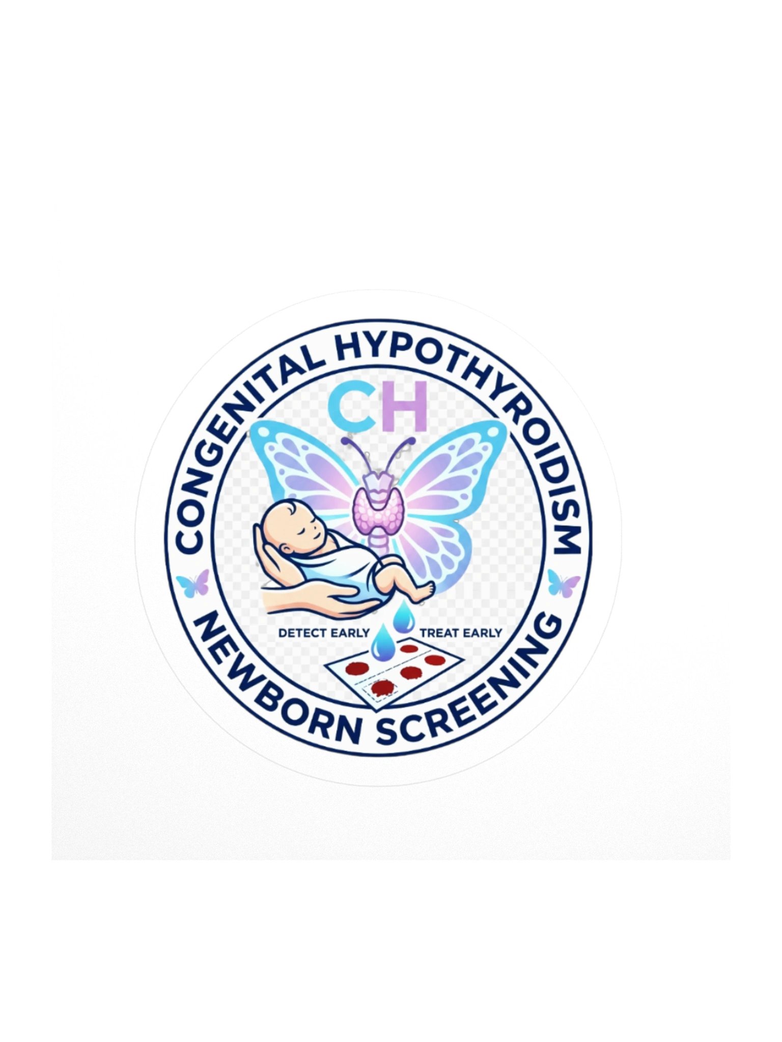 Congenital Hypothyroidism Awareness Sticker product image (1)