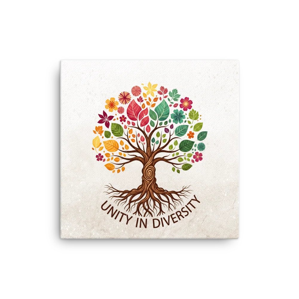 Unity in Diversity on canvas product image (7)
