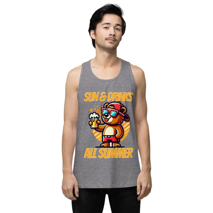 Summer Vibes Bear Tank Top product image (9)