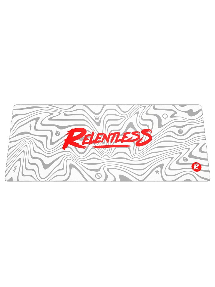 Relentless Red Brush Gaming Mouse Pad product image (1)
