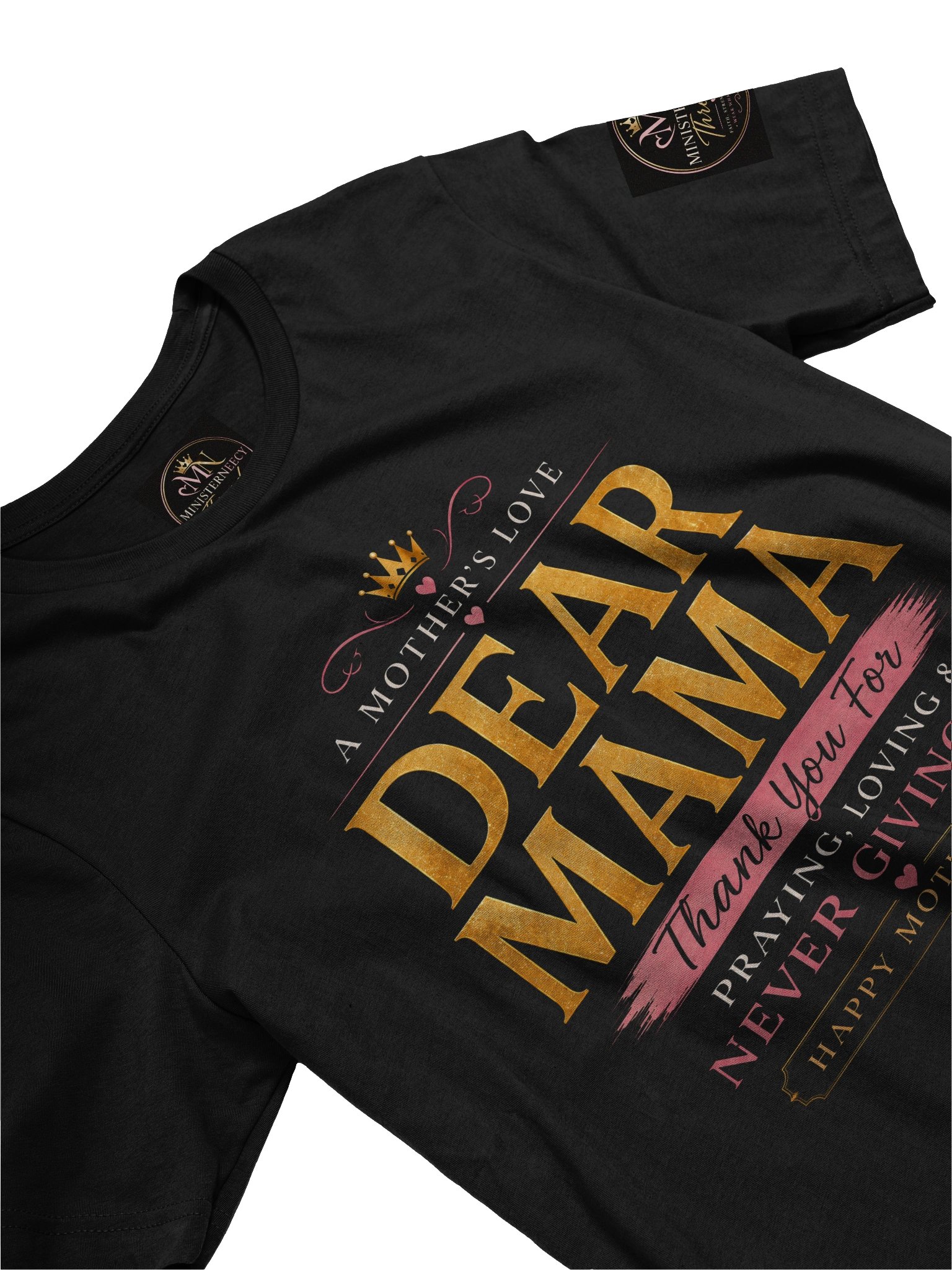 DEAR MAMA Gold & Pink Post Mother's Day Tee product image (3)