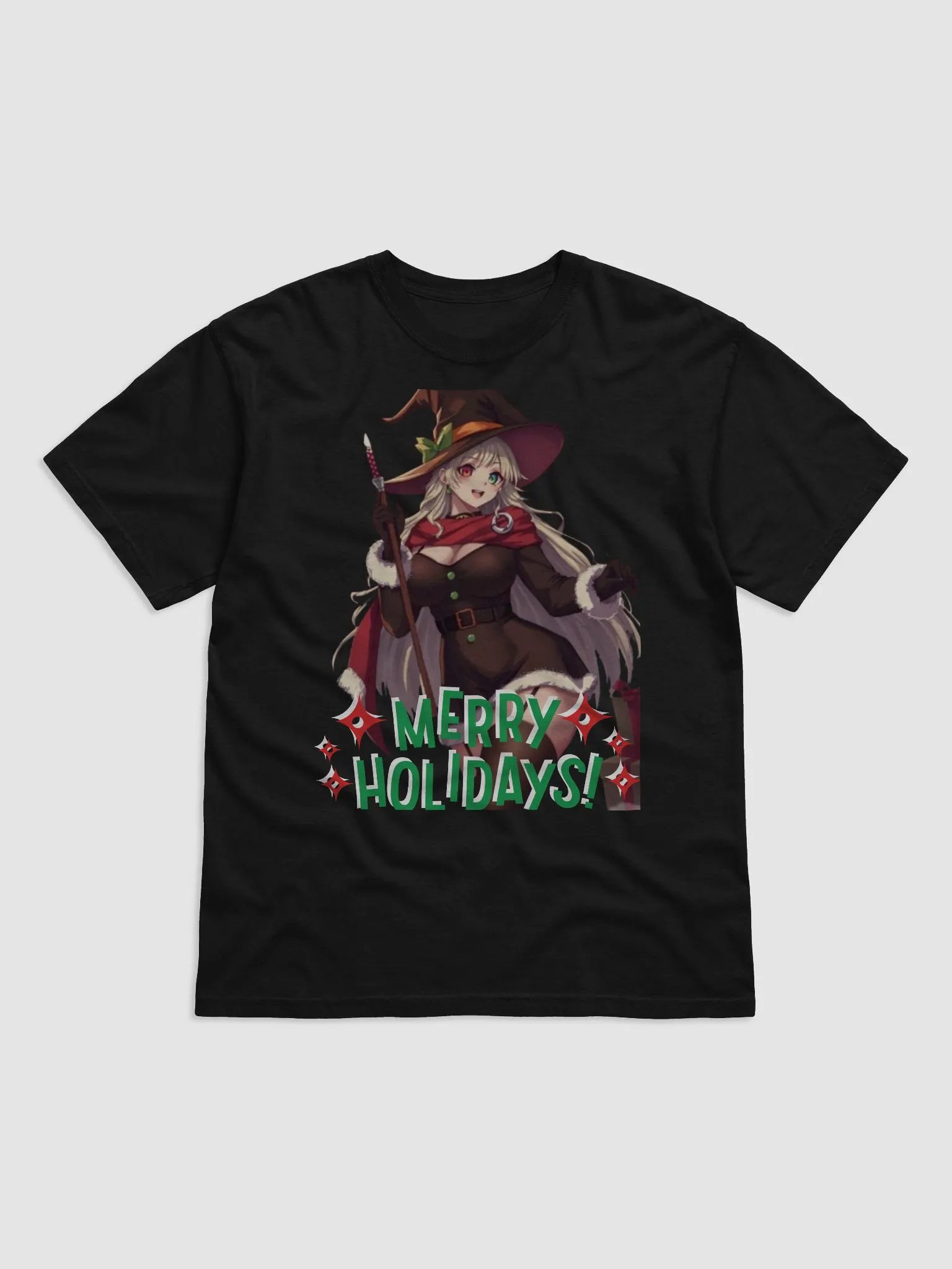 Merry Holidays Witch T-Shirt product image (1)