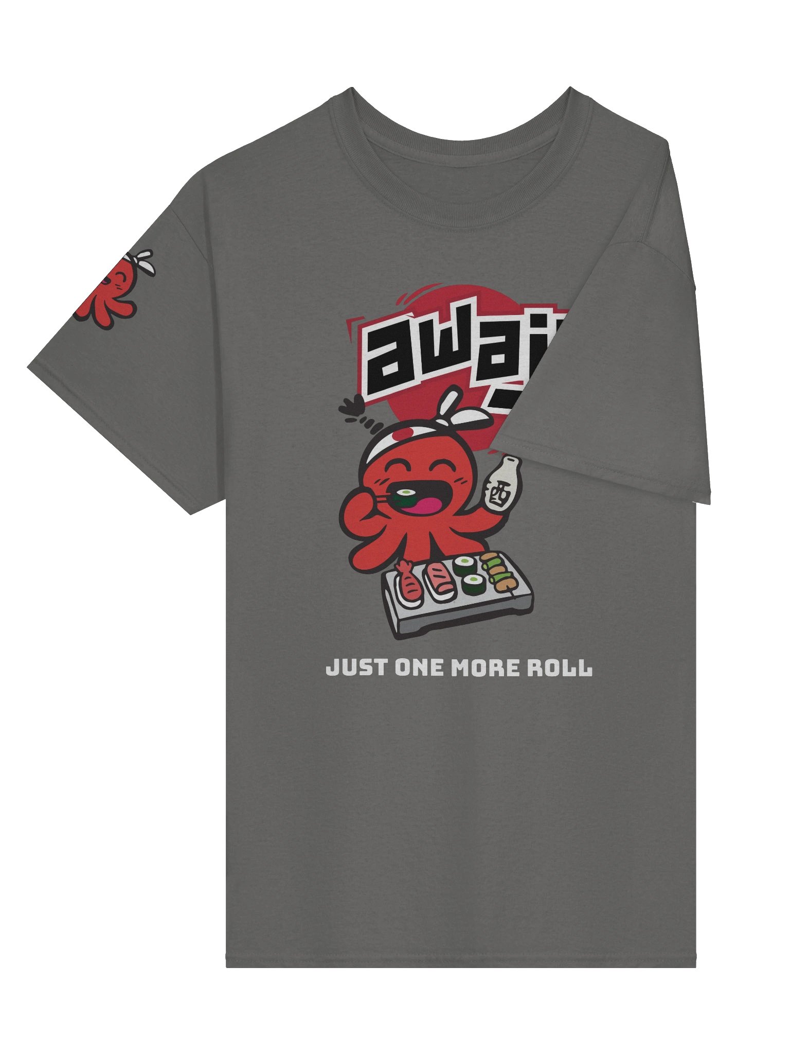 Awaji Just One More Roll Tee Charcoal product image (3)