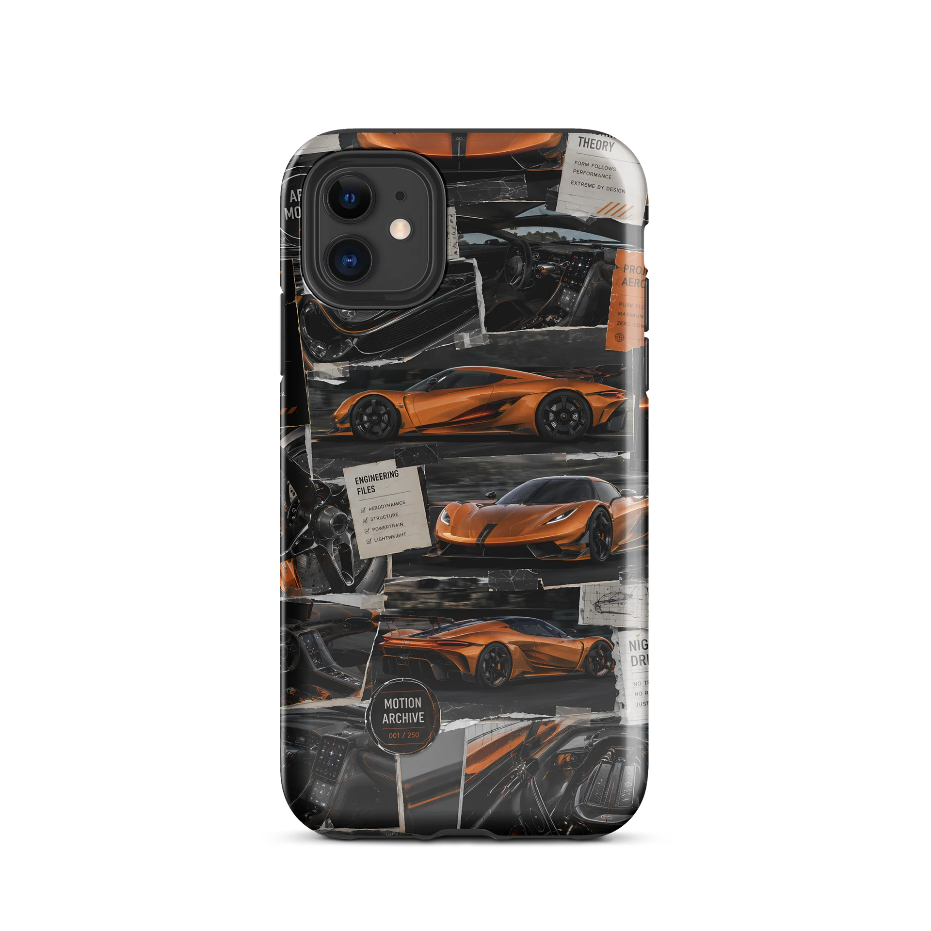 Velocity Lab Metallic Orange Collage Premium Tough Case product image (28)