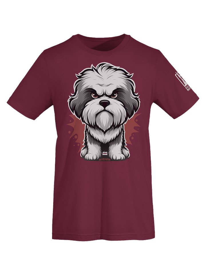 Old English Sheepdog Angry Pup - Premium Unisex T-shirt product image (6)