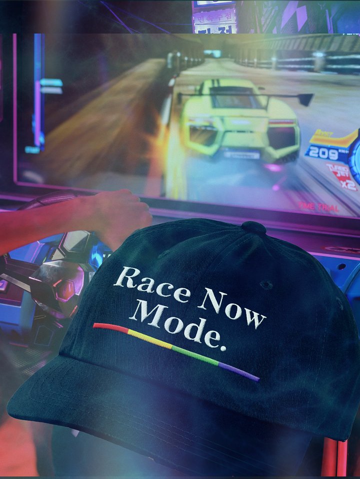 race now mode hat black - 100% cotton product image (1)