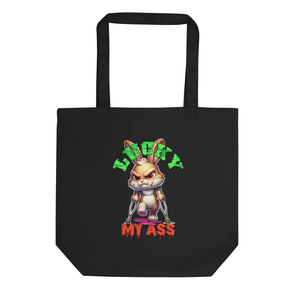 Lucky My Ass Eco Tote Bag product image (1)