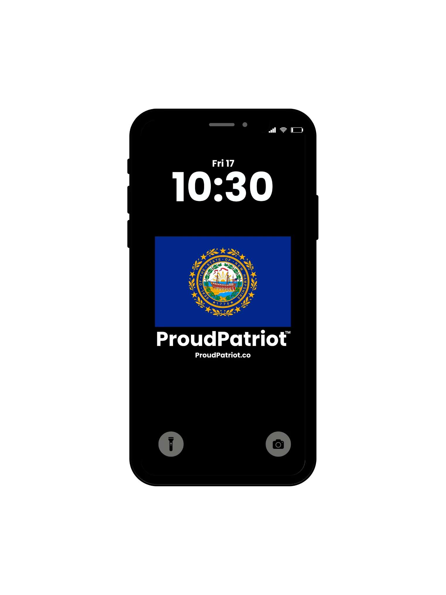 New Hampshire Proud Screensaver Dark Mode product image (1)