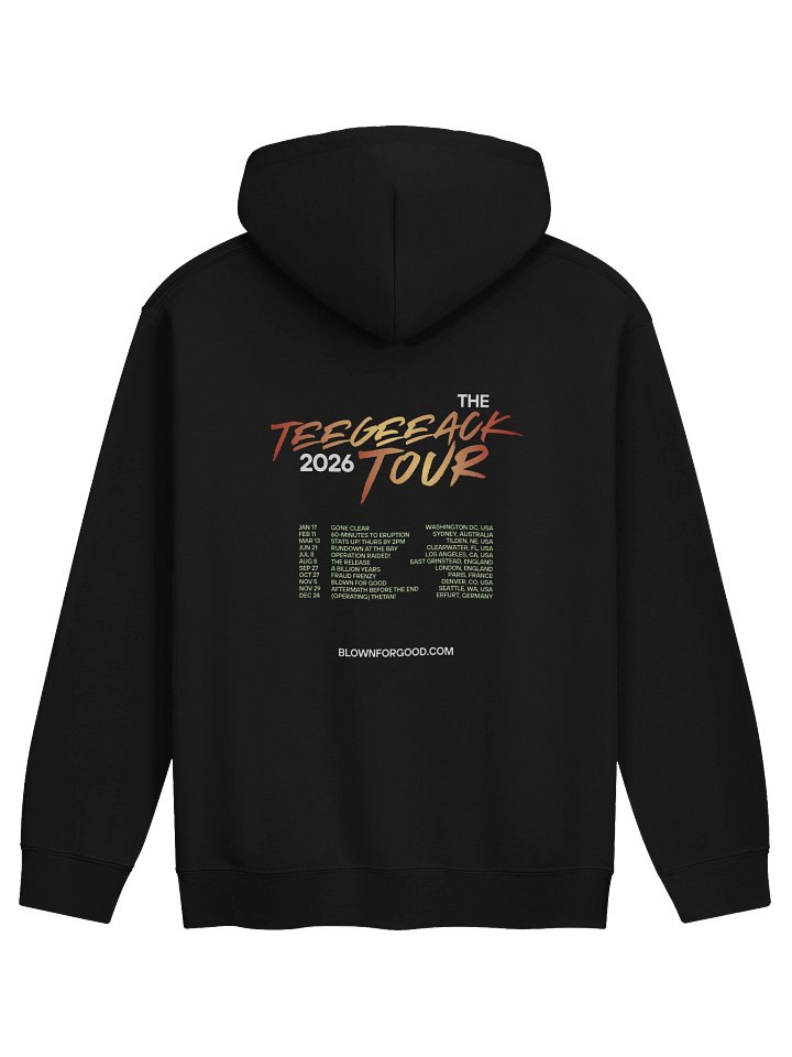 Xenu & the Body Thetans: 2026 Tour Official Hoodie product image (8)